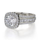 Michael M Center Stone Prong Round Engagement Ring