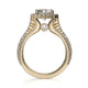 Michael M Center Stone Prong Round Engagement Ring