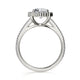 Michael M Prong Round Engagement Ring
