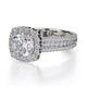 Michael M Prong Round Engagement Ring