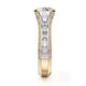Michael M Pave Round Engagement Ring