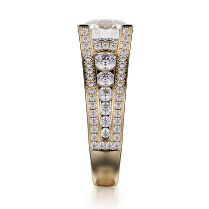 Michael M Channel Round Engagement Ring