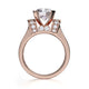 Michael M Bezel Round Engagement Ring