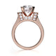 Michael M Bezel Round Engagement Ring