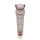 Michael M Bezel Round Engagement Ring