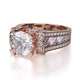 Michael M Bezel Round Engagement Ring