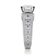 Michael M Bezel Round Engagement Ring