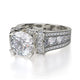 Michael M Bezel Round Engagement Ring