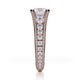 Michael M Pave Round Engagement Ring