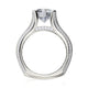 Michael M Pavé Round Engagement Ring