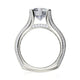 Michael M Pave Round Engagement Ring
