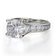 Michael M Pave Round Engagement Ring