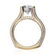 Michael M Pave Round Engagement Ring