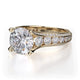 Michael M Pave Round Engagement Ring