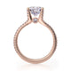 Michael M Bezel Round Engagement Ring