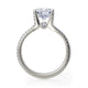 Michael M Bezel Round Engagement Ring