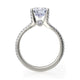 Michael M Bezel Round Engagement Ring