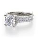 Michael M Bezel Round Engagement Ring