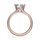 Michael M Pavé Cushion Engagement Ring