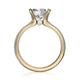 Michael M Pavé Cushion Engagement Ring
