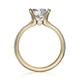 Michael M Pave Cushion Engagement Ring