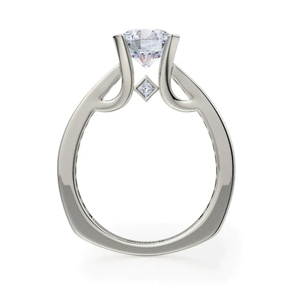 Michael M Channel Round Engagement Ring