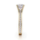 Michael M Channel Round Engagement Ring