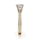 Michael M Channel Round Engagement Ring
