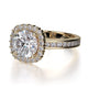 Michael M Prong Round Engagement Ring