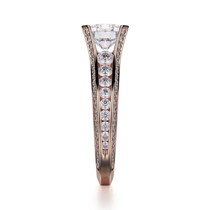 Michael M Round Engagement Ring