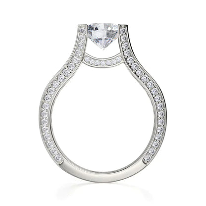 Michael M Round Engagement Ring