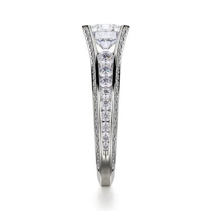 Michael M Round Engagement Ring