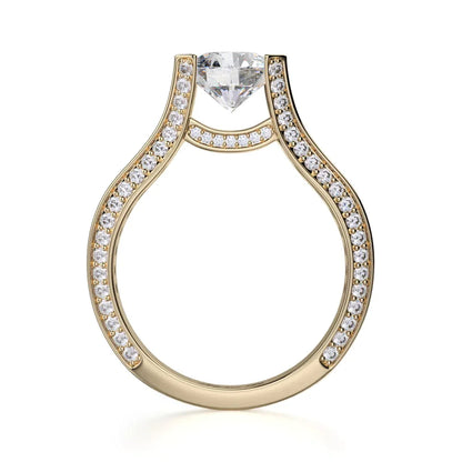 Michael M Round Engagement Ring