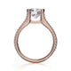 Michael M Prong Round Engagement Ring