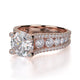 Michael M Prong Round Engagement Ring