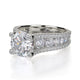 Michael M Prong Round Engagement Ring