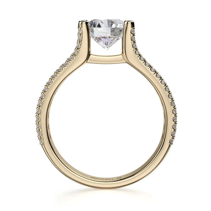 Michael M Channel Round Engagement Ring