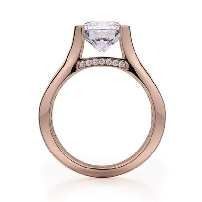 Michael M Round Engagement Ring