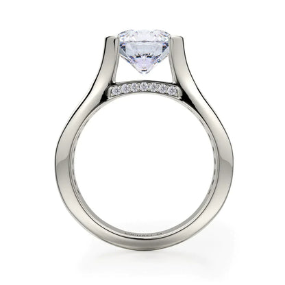 Michael M Round Engagement Ring