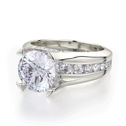 Michael M Round Engagement Ring