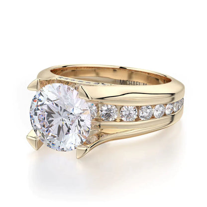 Michael M Round Engagement Ring