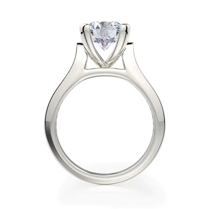 Michael M Channel Round Engagement Ring