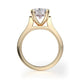 Michael M Channel Round Engagement Ring