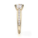 Michael M Channel Round Engagement Ring