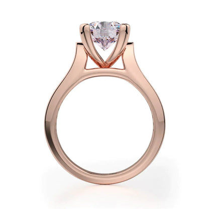 Michael M Channel Round Engagement Ring