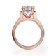 Michael M Channel Round Engagement Ring
