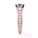 Michael M Pave Round Engagement Ring