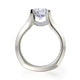 Michael M Pavé Round Engagement Ring