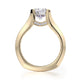 Michael M Pavé Round Engagement Ring