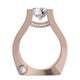Michael M Pavé Round Engagement Ring